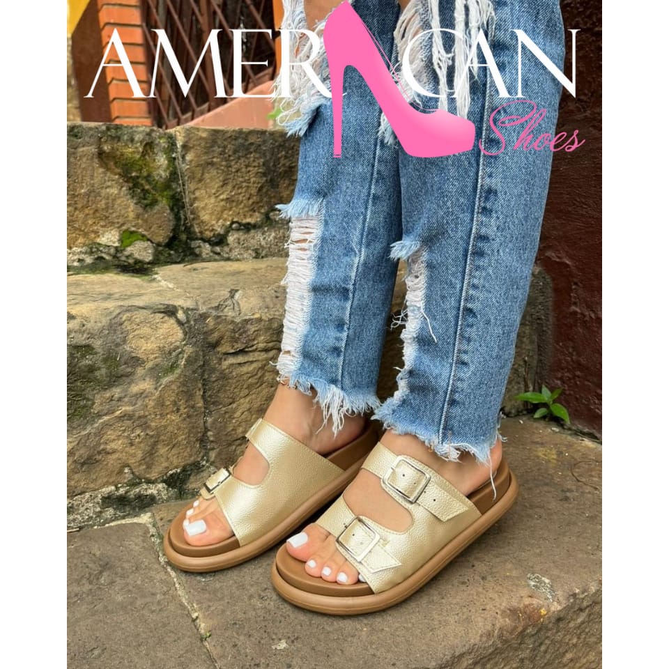 sandalia carolina champaña